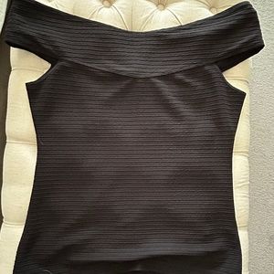 Black Off-the-Shoulder Top